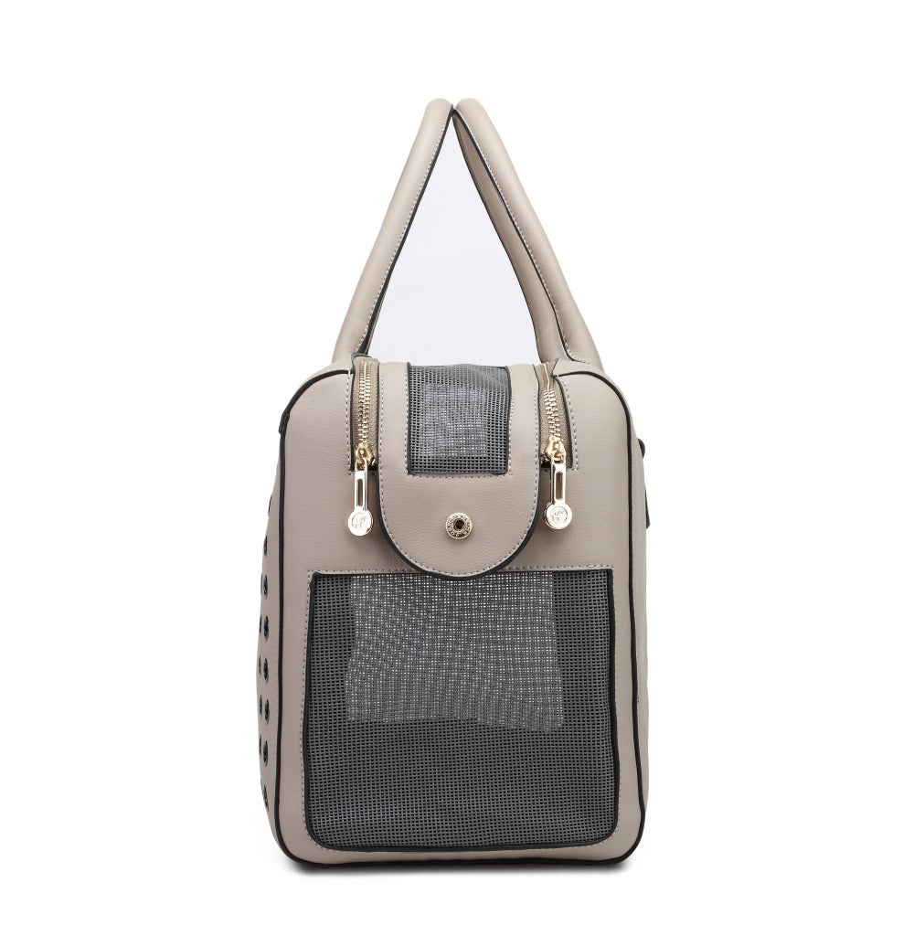 Portable Pet Backpack – Ventilated Carrier for Cats & Dogs