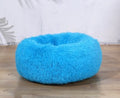 Plush Round Pet Bed – Cozy Nest for Cats & Dogs