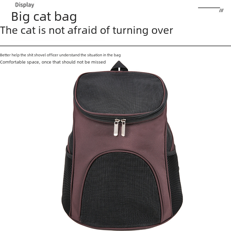 Foldable Pet Backpack – Lightweight Carrier for Cats & Dogs