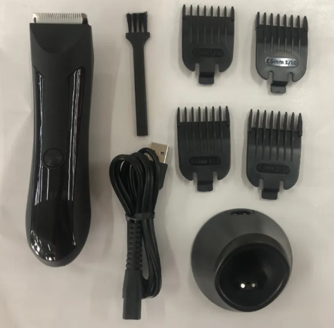Rechargeable Body Hair Trimmer with LCD Display