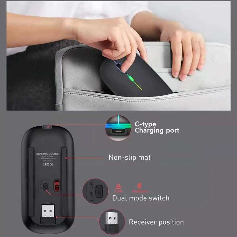 Wireless Bluetooth mouse Black color variant