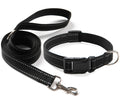 OEFEO Reflective Dog Collar with Leash – Adjustable Nylon