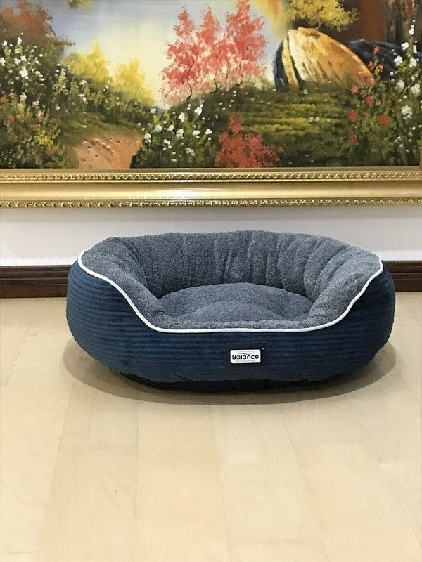 Calming Pet Bed – Washable & Non-Slip for Dogs & Small Pets