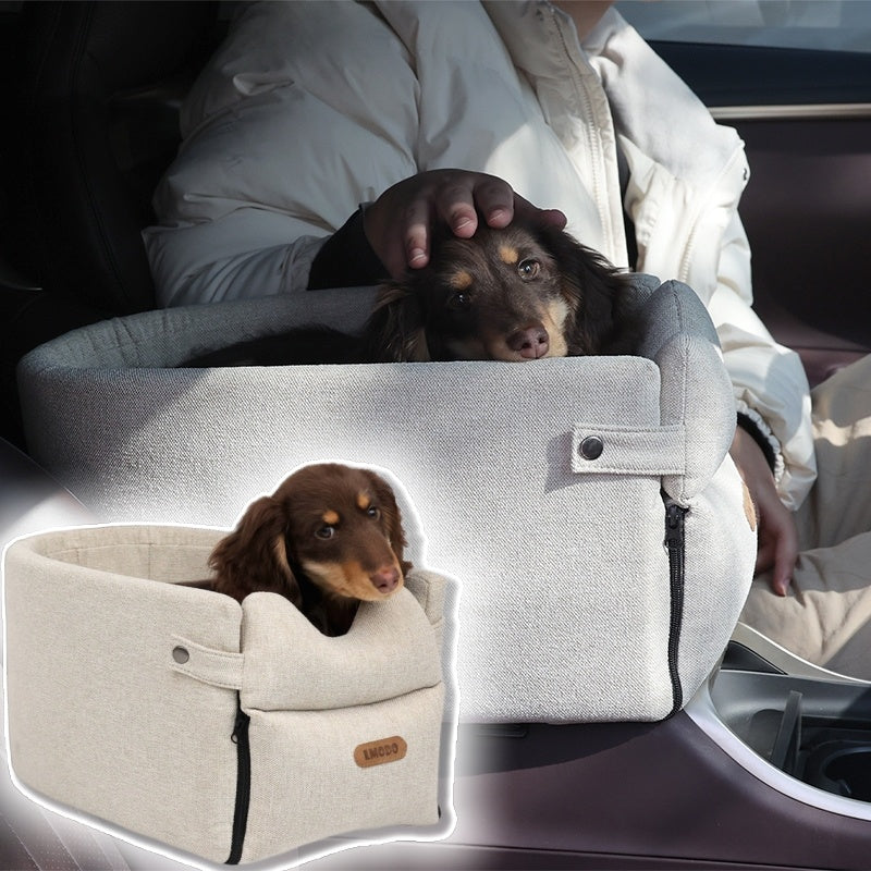 Dog Car Seat – Portable Safety Booster for Small Dogs & Cats