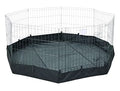 Octagon Pet Exercise Pen – Fabric Mesh Bottom for Dogs & Rabbits