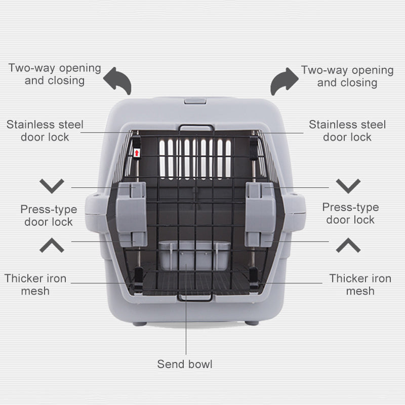 Pet Airline Carrier Bag – Travel-Ready Carrier for Cats & Dogs