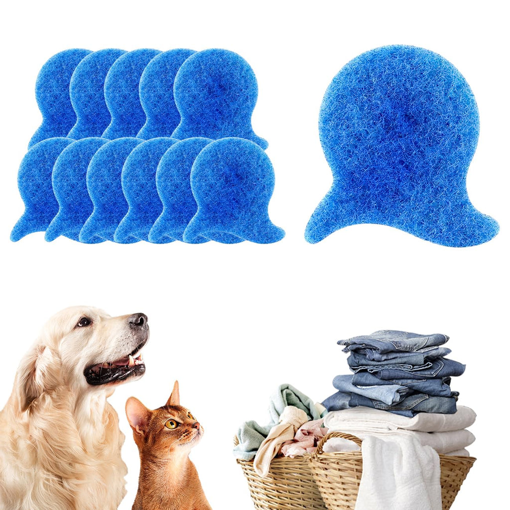 Reusable Pet Hair Remover for Laundry – Washing Machine Lint Catcher (12-Pack)